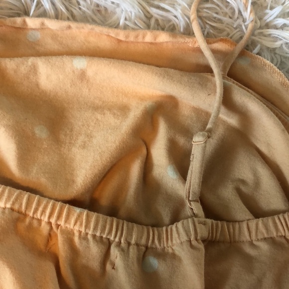 la Hearts Pacsun peach polka dot crop top sz XS - Picture 4 of 5